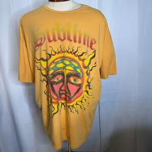 Sublime Sun Face Graphic Band Tee XXL 2023 Vintage Style Oversized T-Shirt